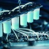 Comprobador de retorno o sobrante de inyectores en sistemas por ra�l com�n. Permite comprobar hasta 4 inyectores simult�neamente