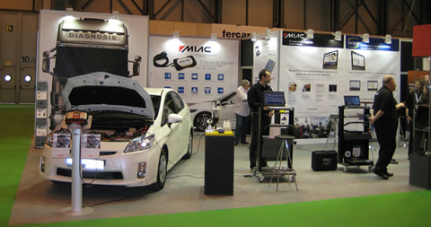 Stand de Miac en Motortec