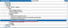 Reset de adaptaciones del flujo de masa de aire